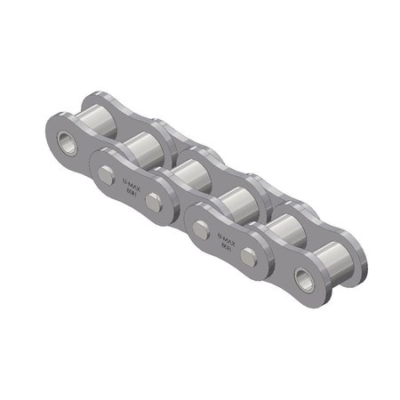 SENQCIA ULTRA-MAX 80H Riv Hvy ASME/ANSI Std Roller Chain Single 10Ft Bx 1" Pit, PK10 80HUMRB